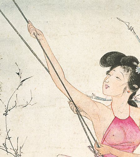 鱼台-胡也佛的仕女画和最知名的金瓶梅秘戏图